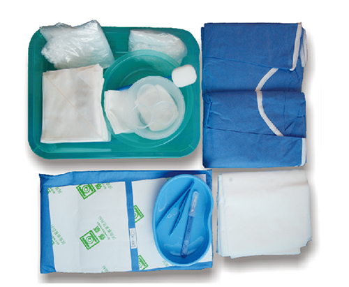 Disposable angiogram kit